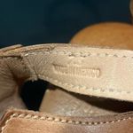 Women's Tan Leather Peep Photo 8