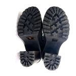 Soda Women's Chunky Block Heel Black Suede Lace Up Combat Ankle Booties Size 8 Photo 8