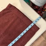 American Eagle AE Burgundy Red Soft Corduroy Drawstring Waist Wide Leg Pants Size Large Photo 10