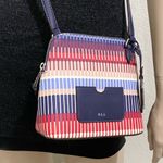 Ralph Lauren LRL LAUREN Lindley Alissa Multicolor Ikat Print Crossbody Bag Photo 5