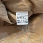 James Perse  Linen and Cotton Khaki Wide Leg Pants Photo 3