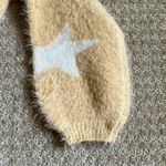 Sugar Lips Heavy Fuzzy Crew Neck Sweater With Stars Photo 5