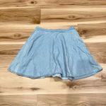 Anthropologie  Kimchi Blue Chambray Skater Skirt Women’s 0 Photo 1