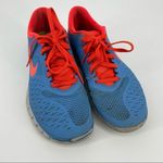 Nike Free 4.0 V2 - red and light blue size 8 Photo 9