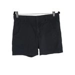 Athleta Relaxed Fit Cotton Cargo Bermuda Shorts Zip Clasp 5-Pockets 6 Grey #2808 Photo 10