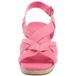 Cole Haan Crystal Wedge Leather Espadrille Strap Sandal, Pink, Size 9, NWOB Photo 3