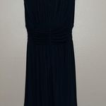 Boston Proper Women’s Black v-neckline sleeveless mini dress Photo 2