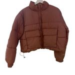 Akira  ANWND NWT Large pinkish mauve puffy coat full zip Photo 0