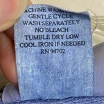 Hot Cotton Blue Denim Paneled Zip Up Hoodie Jacket Size 2X Photo 6