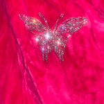 💖 Hot Pink Velour Cropped Zip Photo 1