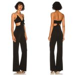 Alice + Olivia ππ Havana Bow Jumpsuit ~ Black 10 NWT Photo 1