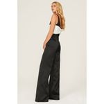 Alexis  Black White Bow Design V-Neck Marinna Jumpsuit Size Large Photo 2