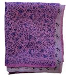 Marc Jacobs Reversible Lavender Pink Floral Delicate Silk Chiffon Long Scarf Photo 6