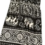 Planet Gold  Monochrome Patterned Flare Leggings Photo 2
