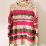 Vine & Love  Striped Sweater size Large Photo 0