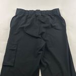Old Navy PETITE Black Stretch Tech Wide Leg Cargo Athletic Pant LP Photo 6