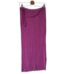 Free People NWT L Borderline Knit Wrap Midi Skirt in Orchid Combo Photo 1