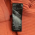 Ted Baker Sansa Ribbed Tank Top O-Ring Accent Rust Orange Size 4 Large Stretch Photo 8