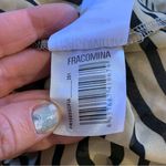 Fracomina lace maxi skirt 42 s small beige EUC striped lined slit Size 2 Photo 9