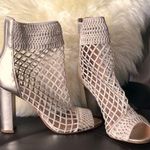 Rachel Zoe GOLD MESH CAGE OPEN TOE SANDAL Photo 0