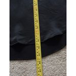 ZARA  Black Satin Button Down Long Sleeve Shirt Photo 6