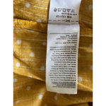 Old Navy Womens Tunic Top XL Mustard Yellow Polka Dot White Photo 5