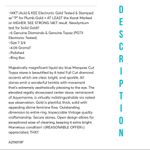 14KT MAGNIFIECENT LIQUID SKY BLUE TOPAZ W/ 6 BRILLIANT DIAMOND ACCENT REGAL RING Gold Photo 12