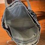 New Directions black & ivory printed canvas tote bag Photo 3