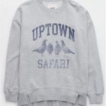 Aerie Gray Uptown Safari Women’s sweatshirt ❣️❣️ Photo 0