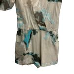 Armani Exchange Silk Wrap Playsuit in Smudge Print Size US 2 Pockets Lightweight Photo 2