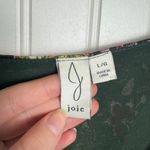 Joie  green floral sleeveless crop tank size large C20 Photo 1