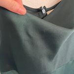 BHLDN Anthropologie  Satin Cowl Neck Emerald Green Midi Slip Dress Size 2  Photo 9