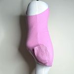 ZARA  Pink Ribbed Short Sleeve Bodysuit Photo 6