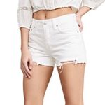 Free People SOFIA WHITE DISTRESSED DENIM SHORTS 24 Photo 1