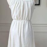 Vintage 70s 80s White Terrycloth Sundress Swim Coverup S M Size M Photo 1