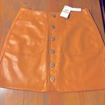 Jessica Simpson SKIRT PLEATHER BUTTON DOWN PKTS SIZE S NWT SEE DESCRIPTION Photo 0