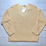 Brave Soul NWT -  - Women’s Warm Beige Sweater - Size Large Photo 0