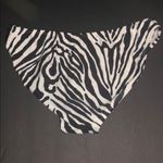 VIX Zebra Print‎ Beaded Bikini Bottom Black Size M Photo 4