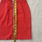 Peach Zippered stretchy Women's Skirt Set Pink Photo 2