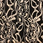 Necessary Objects  Black Cream Floral Mini Dress Size Small Photo 6