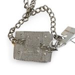Women’s Silver Mini Cross Body Bag with Chain Strap by Amiee Lynn Size M / L Photo 4