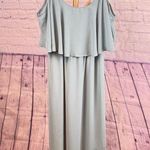 Show Me Your Mumu  Caitlin Ruffle Size Small Light Blue Photo 0