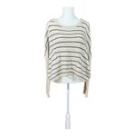 Urban Outfitters  crew neck slouch crop women’s stripe knit sweater size M a35 Photo 1