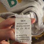 Large Be Kind Positive Saying Graphic Tee Gray Photo 3