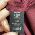 Theory Corset Tee Dress Admiral Crepe Short Sleeve Darting Dark Currant Size 8 Photo 9