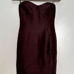 Escada Brown Satin Sleeveless Sweetheart Neckline Cocktail Dress IT 36 Photo 0