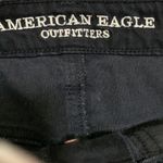 American Eagle  woman size 6 black distressed jean skirt Photo 4
