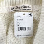 Free People Oversized Cozy Sweater Frenchnilla Cream She’s A Keeper Size M Photo 8