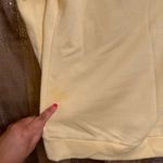 PINK - Victoria's Secret  Light Yellow Full Zip Hoodie XS Flawed Photo 5