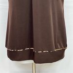 Maurice's Maurice Brown Short Sleeve Dress Top Tonic Size L Photo 3